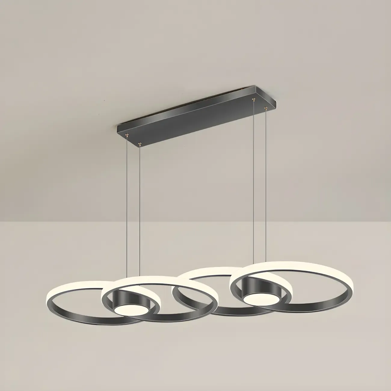 Modern Gold LED Linear Island Pendant Kitchen Light  Image - 16