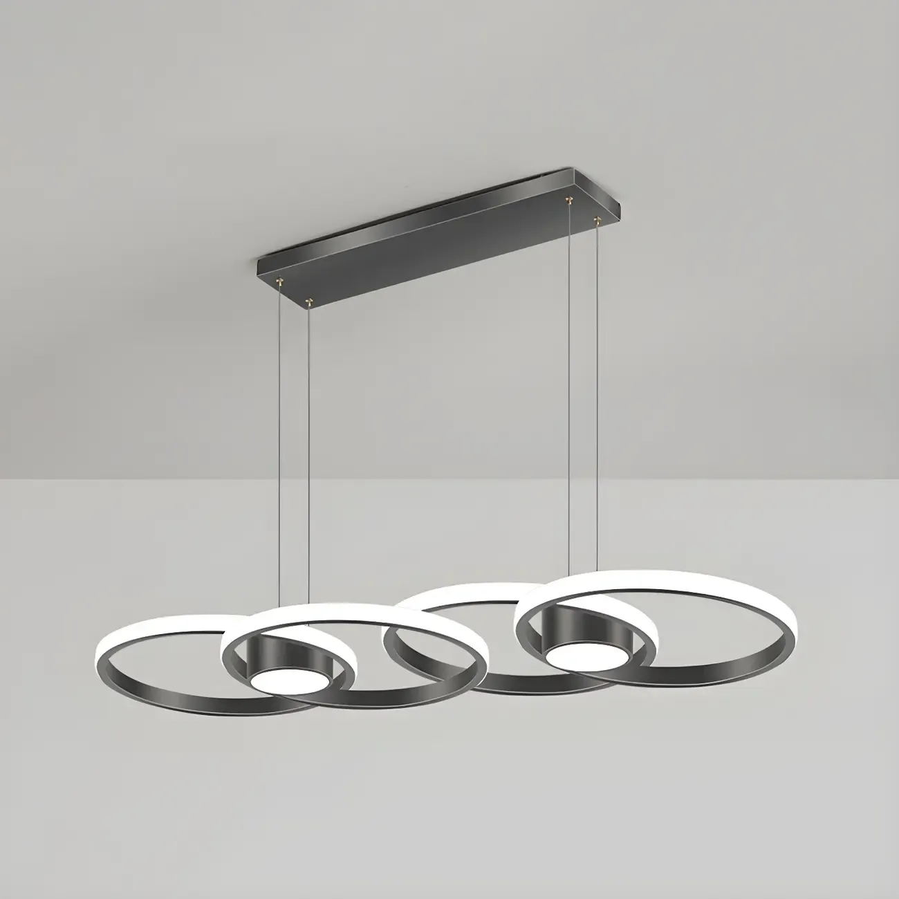 Modern Gold LED Linear Island Pendant Kitchen Light  Image - 17