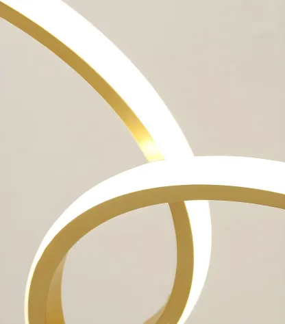 Modern Gold LED Linear Island Pendant Kitchen Light  Image - 18