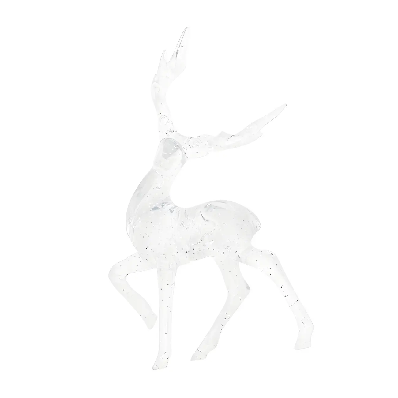 Plastic Festive Clear Reindeer LED String Light Image - 7 | homeyfad