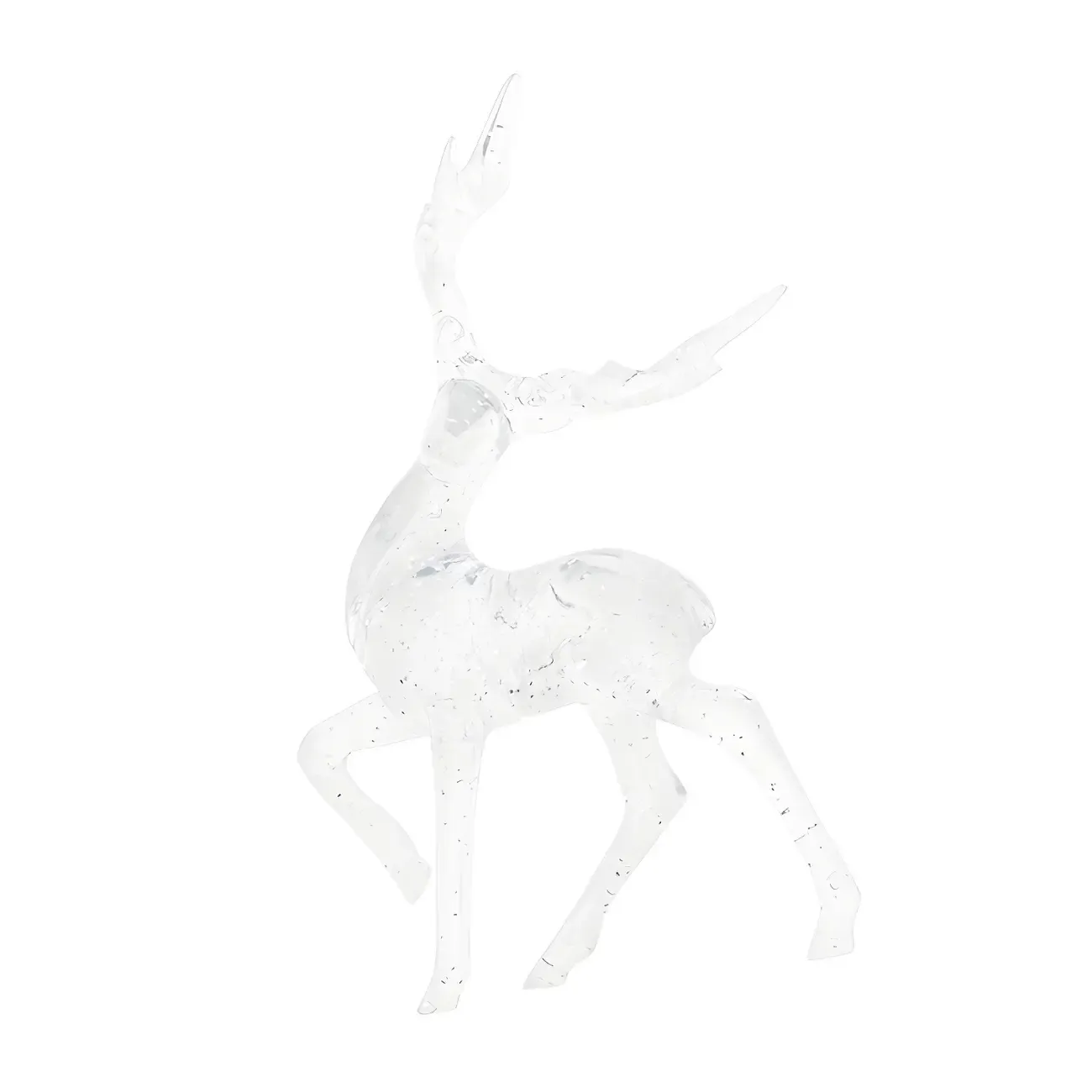Plastic Festive Clear Reindeer LED String Light Image - 7