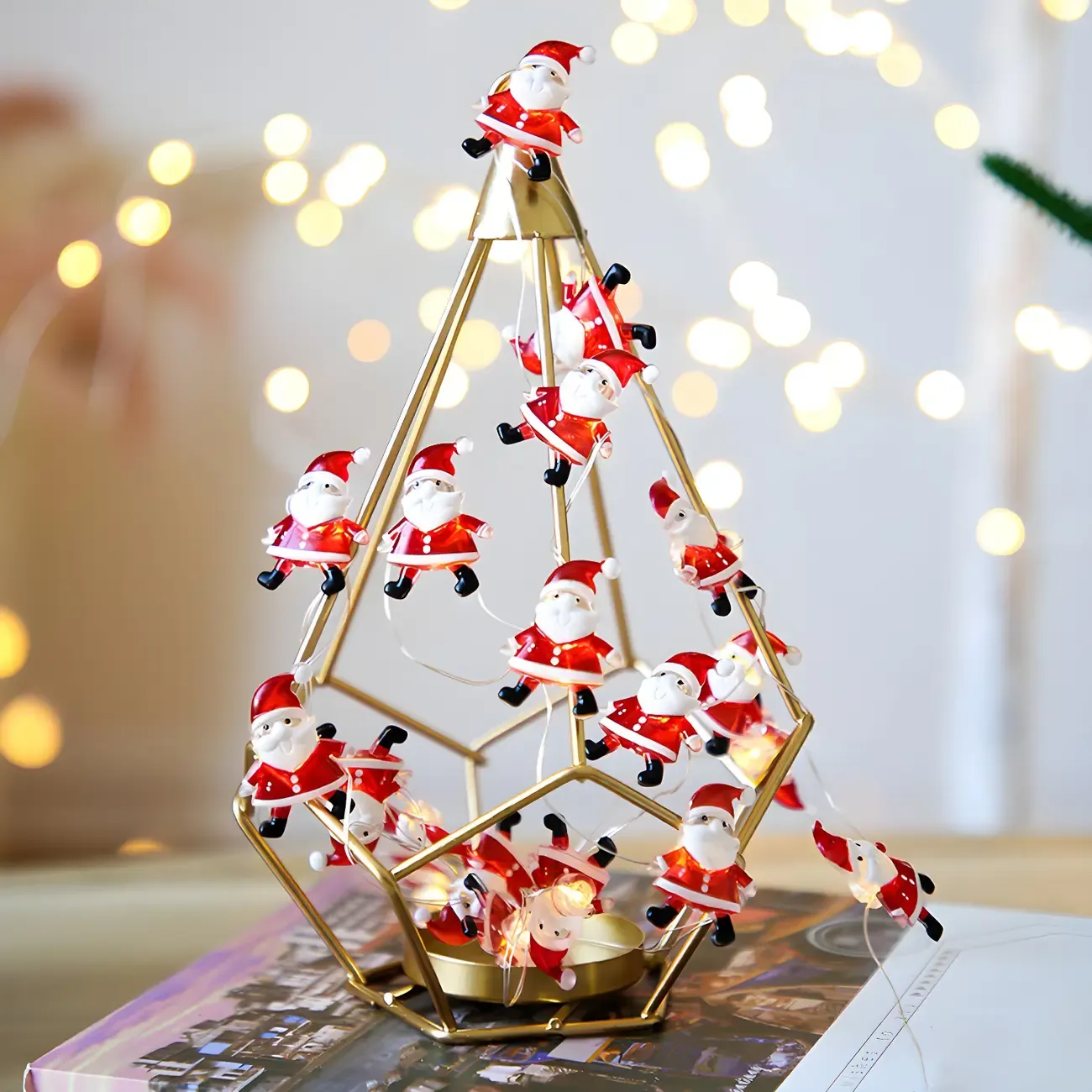 Festive Battery Christmas Theme LED String Light Image - 4