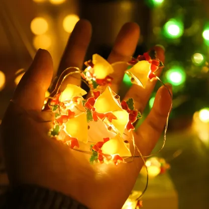 Festive Battery Christmas Theme LED String Light Image - 11