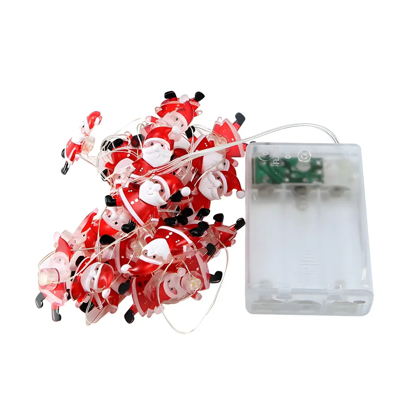 Festive Battery Christmas Theme LED String Light Image - 15
