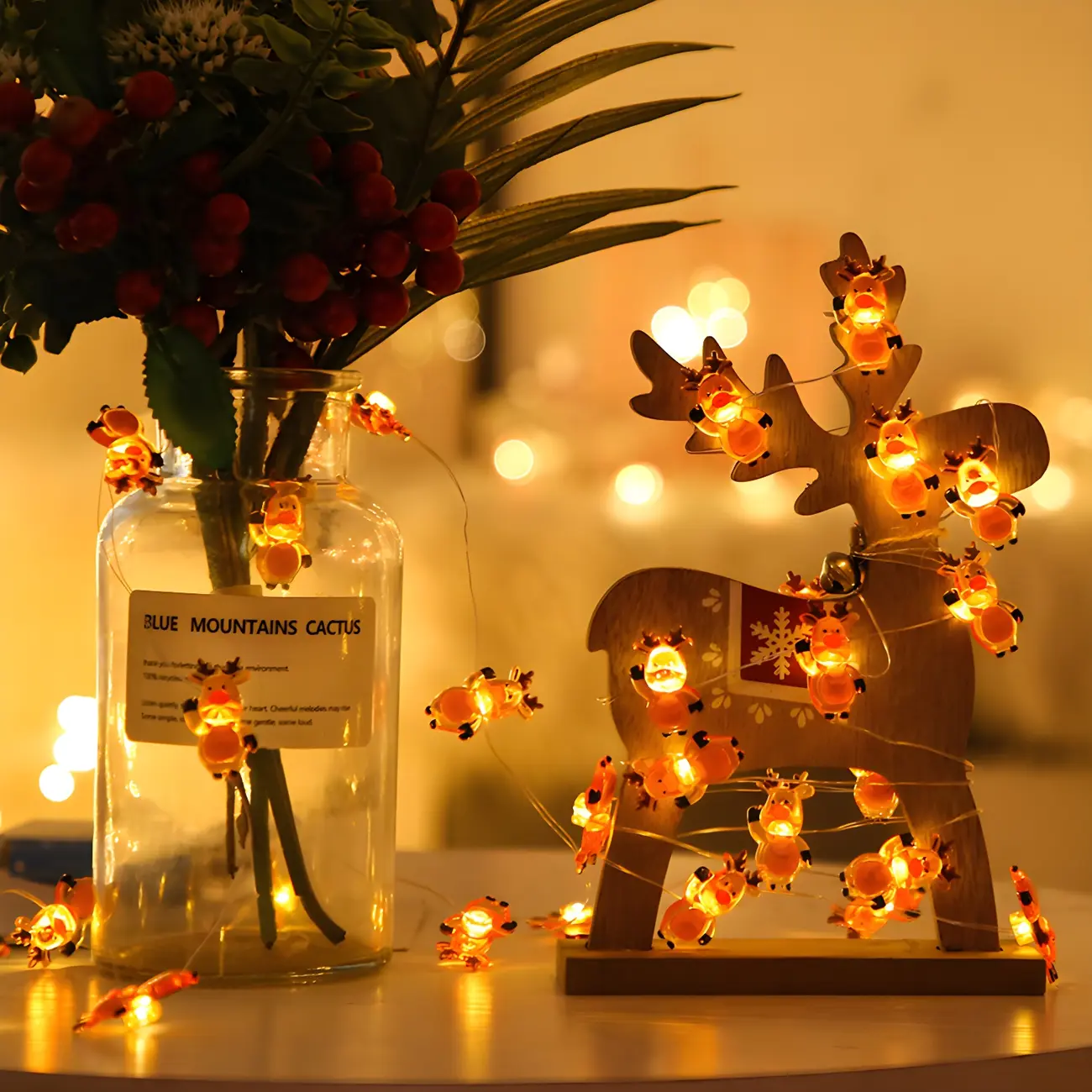 Festive Battery Christmas Theme LED String Light Image - 2 | homeyfad