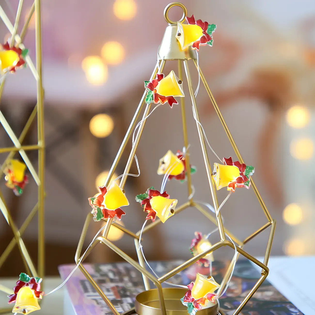 Festive Battery Christmas Theme LED String Light Image - 7