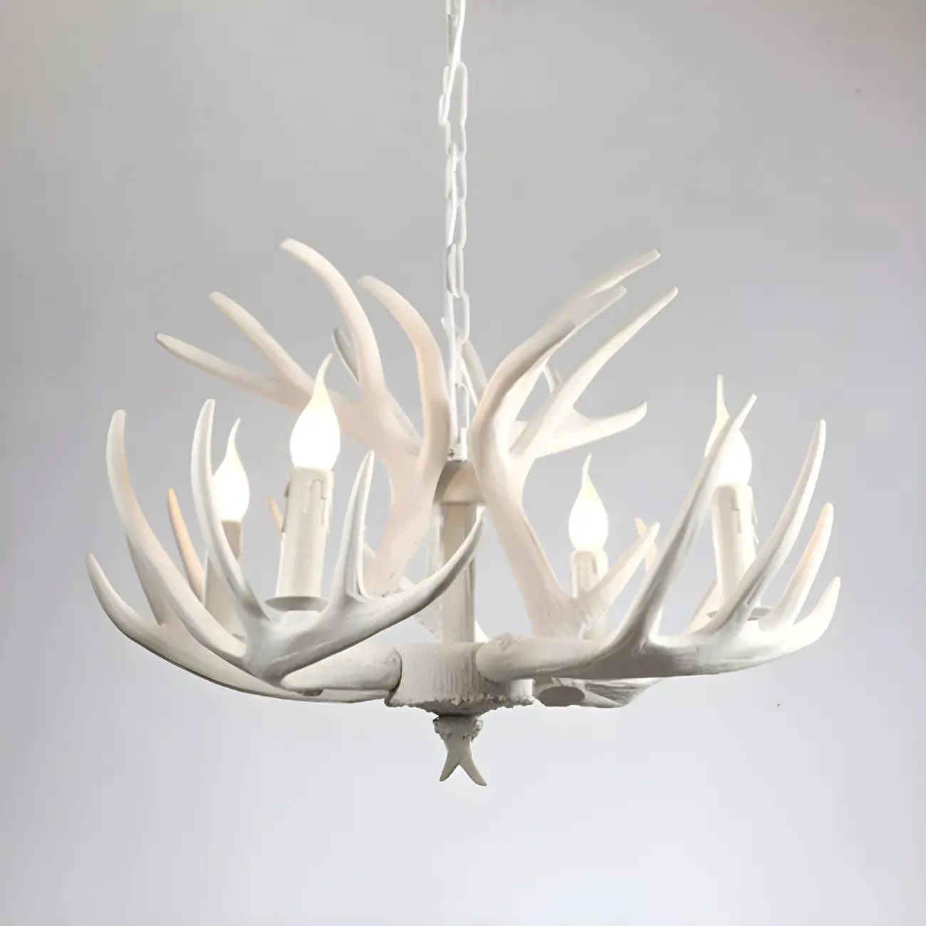 Rustic Large Antler Candelabra Chandelier with 2 Tiers  Image - 3