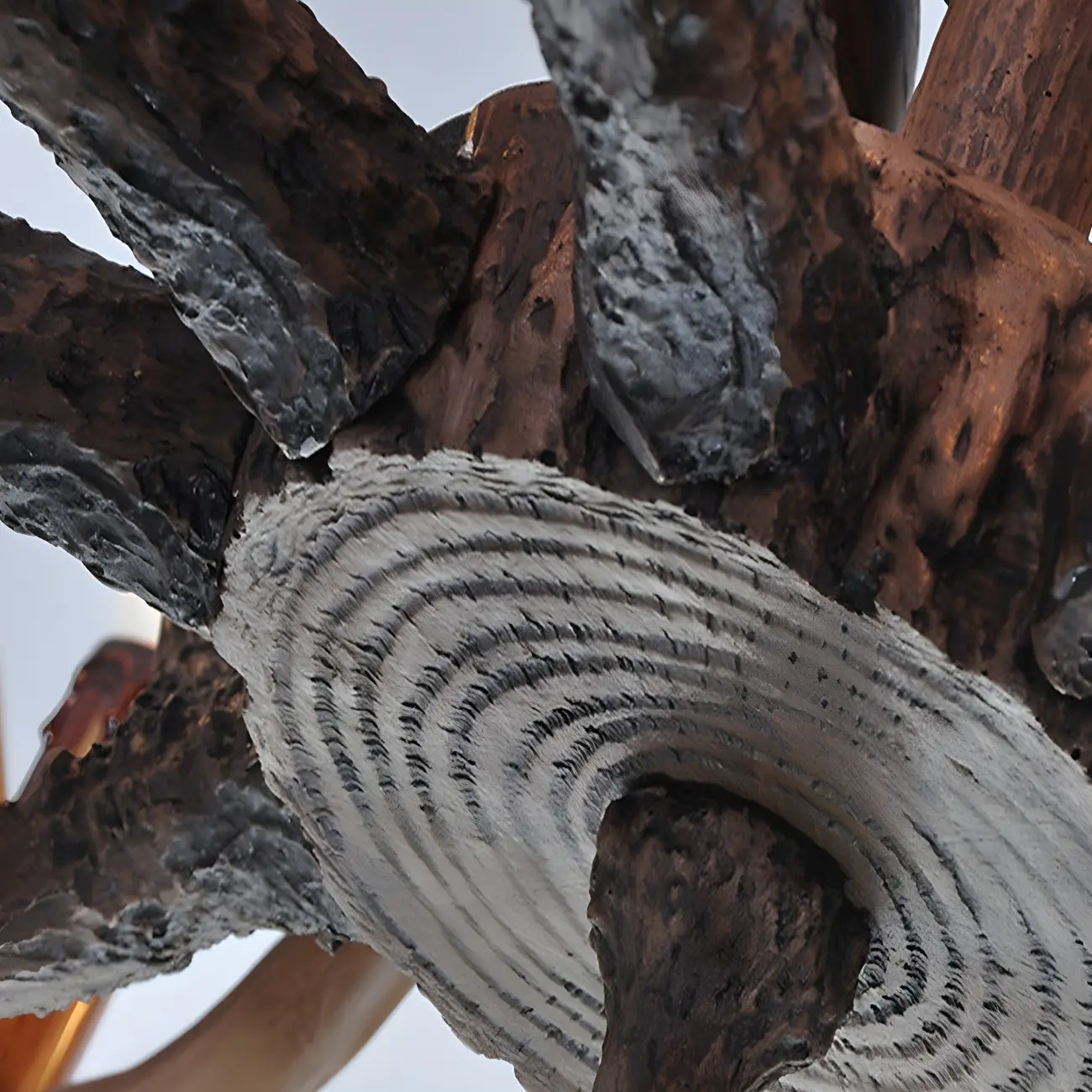 Rustic Large Antler Candelabra Chandelier with 2 Tiers  Image - 8 | homeyfad