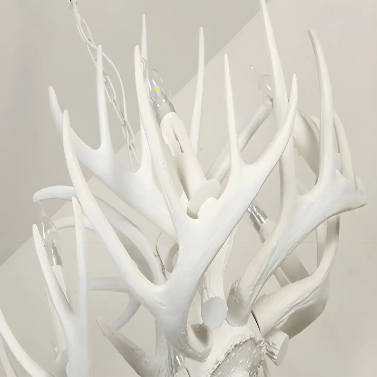 Rustic Large Antler Candelabra Chandelier with 2 Tiers  Image - 21