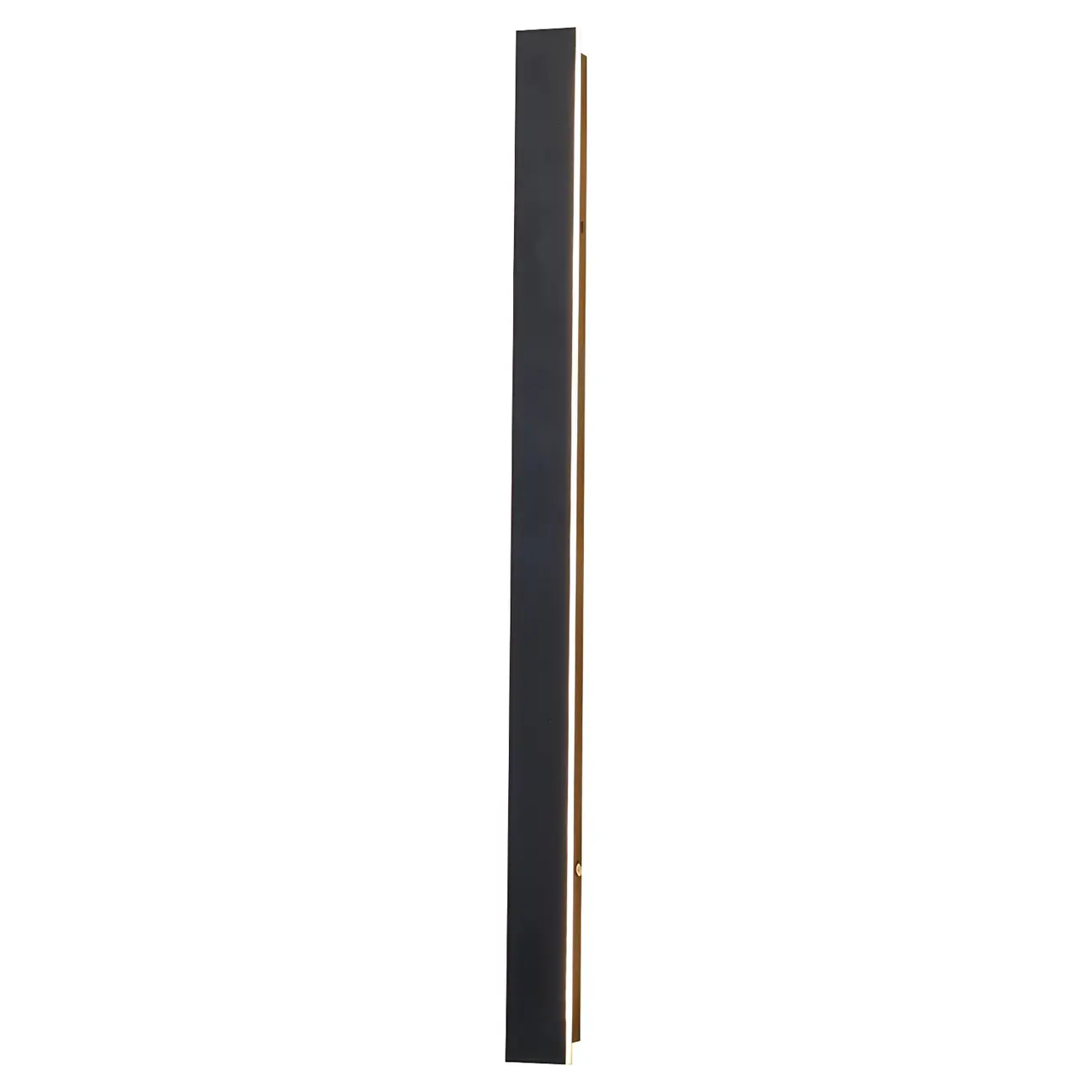 Modern Metal Black Linear LED Outdoor Wall Light | homeyfad