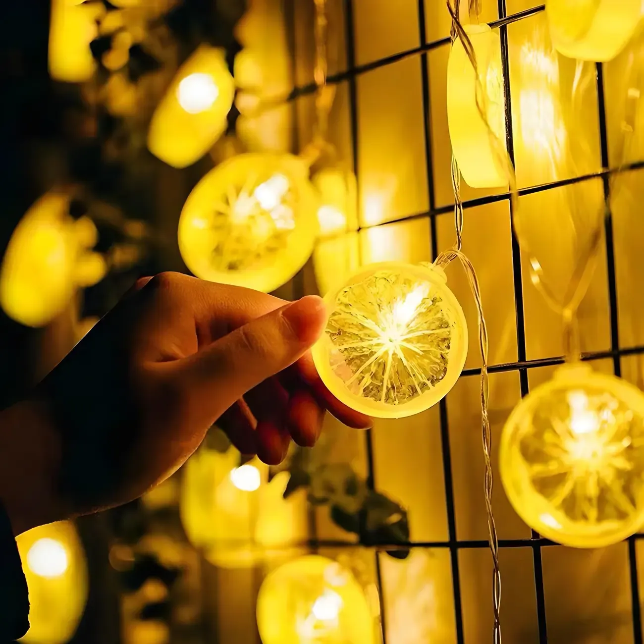 Lemon Slice Design USB LED Vibrant String Light Image - 2