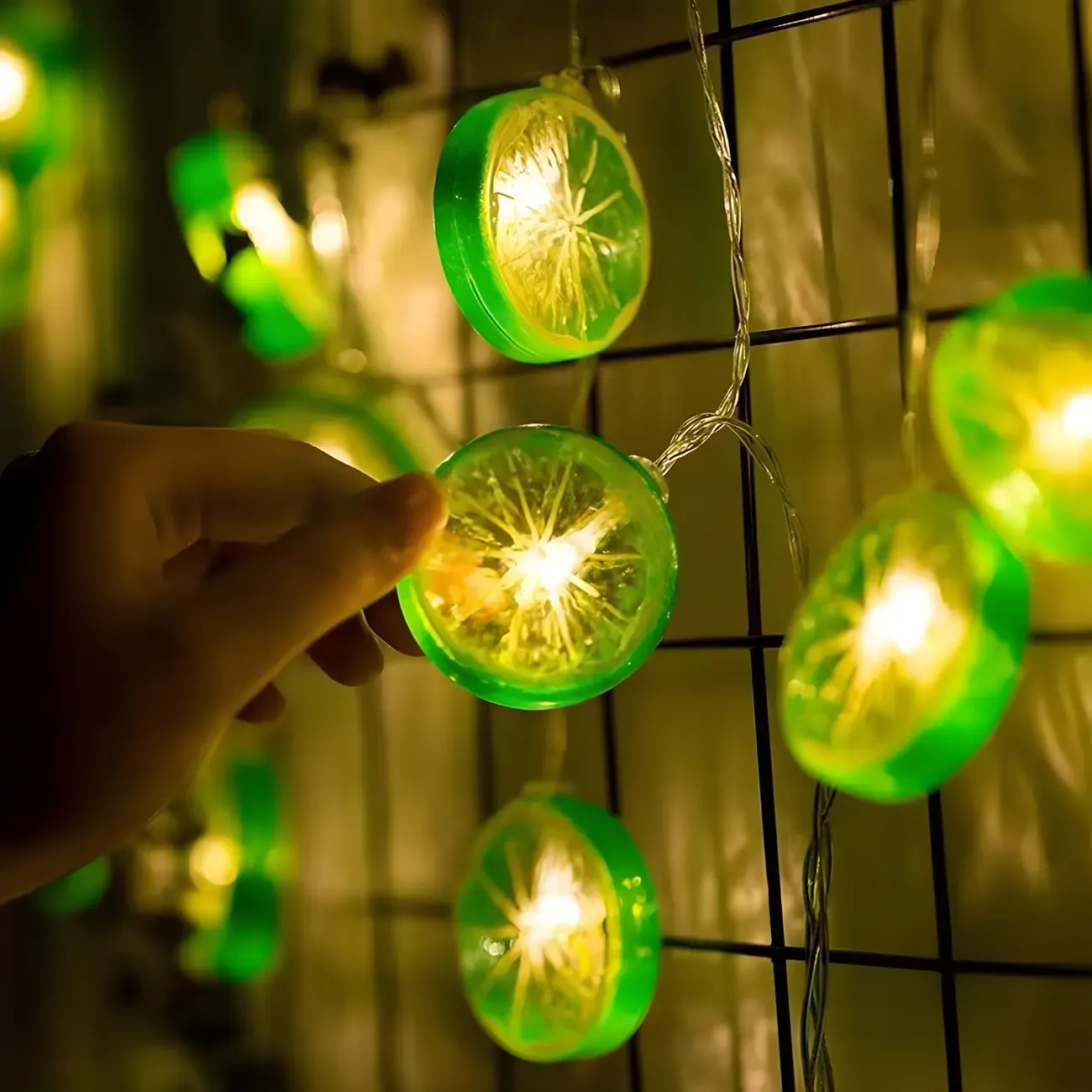 Lemon Slice Design USB LED Vibrant String Light Image - 3