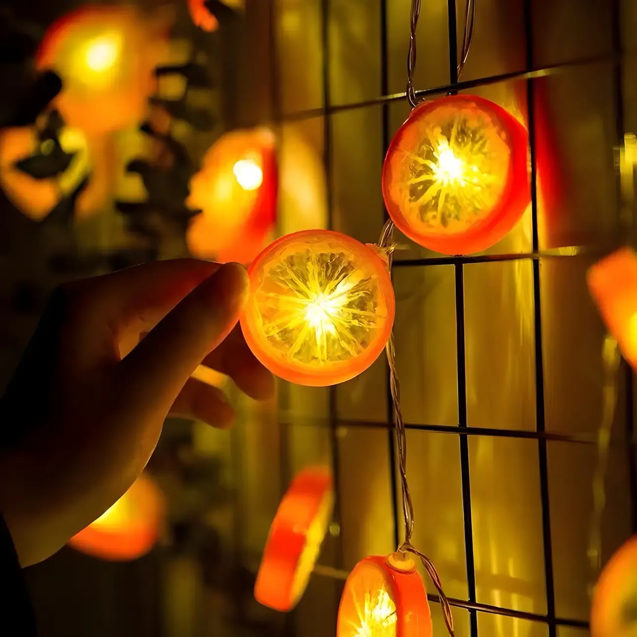 Lemon Slice Design USB LED Vibrant String Light Image - 4