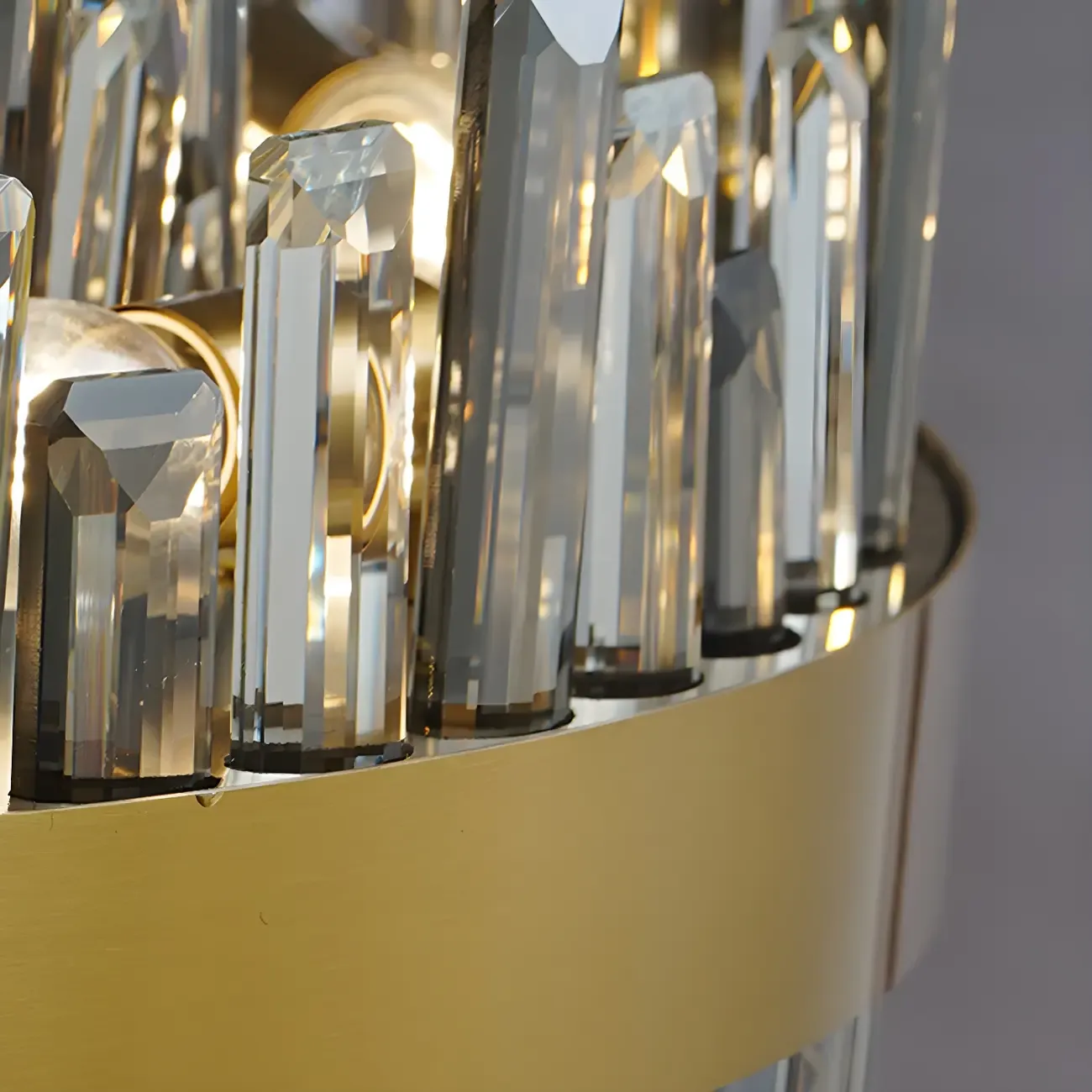 Adjustable Modern Crystal Oval Chandelier for Kitchen Image - 11