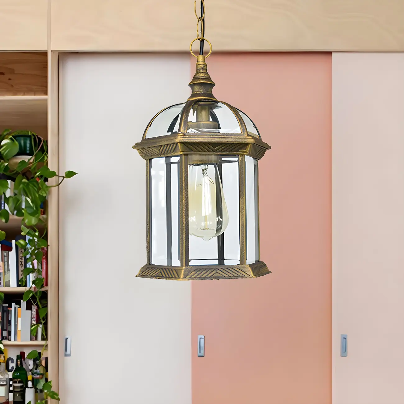 Vintage Lantern Hanging Pendant Lights Image - 4 | homeyfad