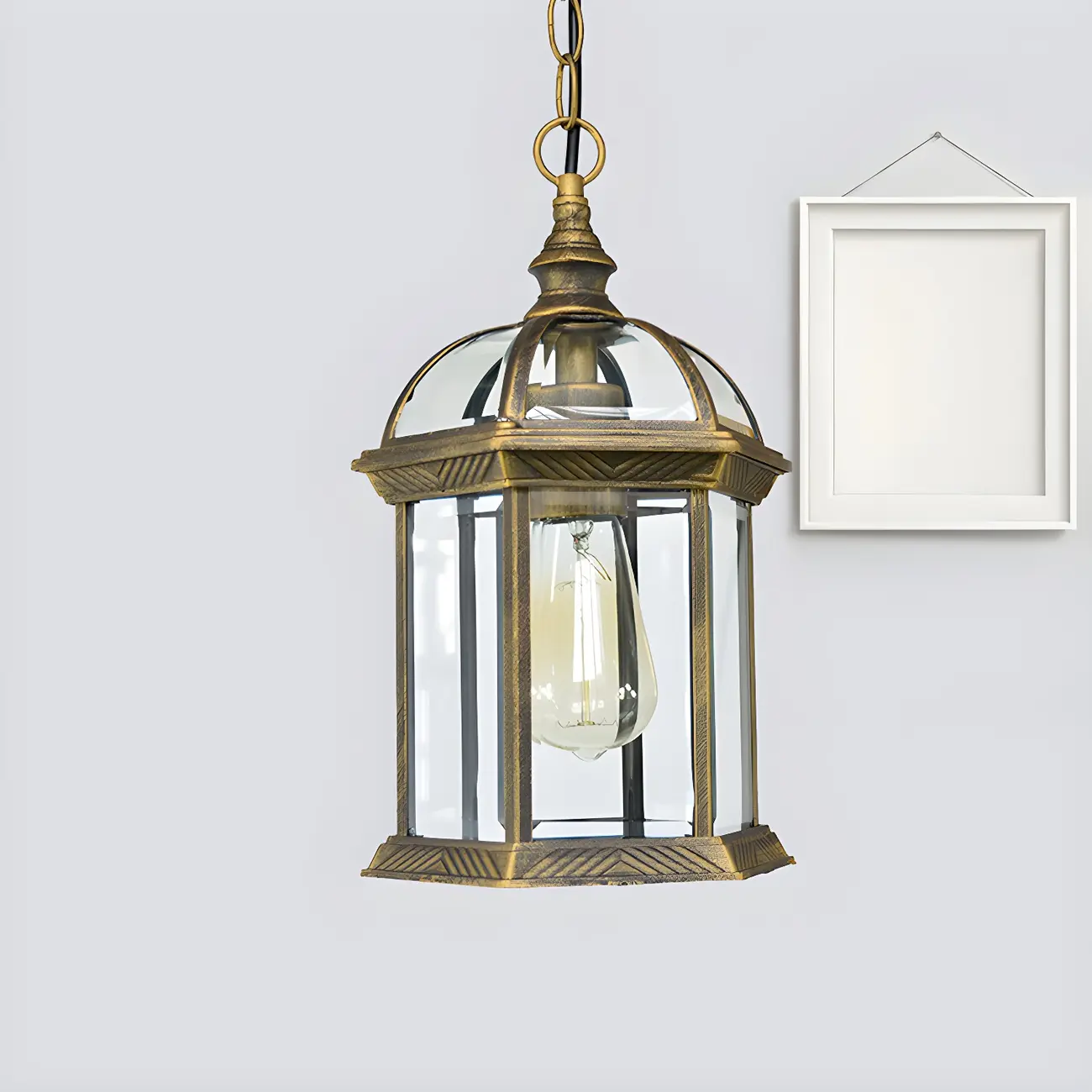 Vintage Lantern Hanging Pendant Lights Image - 5 | homeyfad