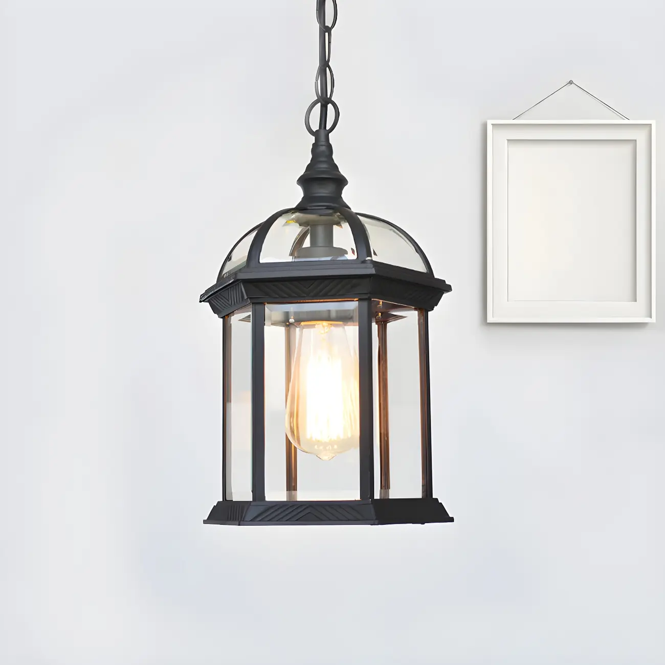 Vintage Lantern Hanging Pendant Lights Image - 8 | homeyfad