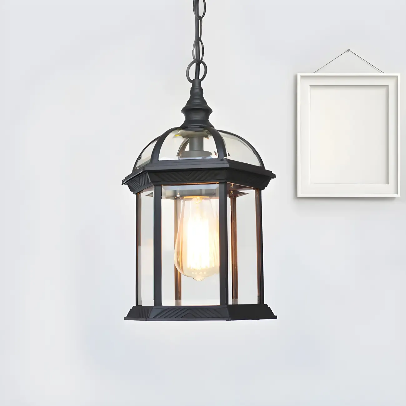 Vintage Lantern Hanging Pendant Lights Image - 8