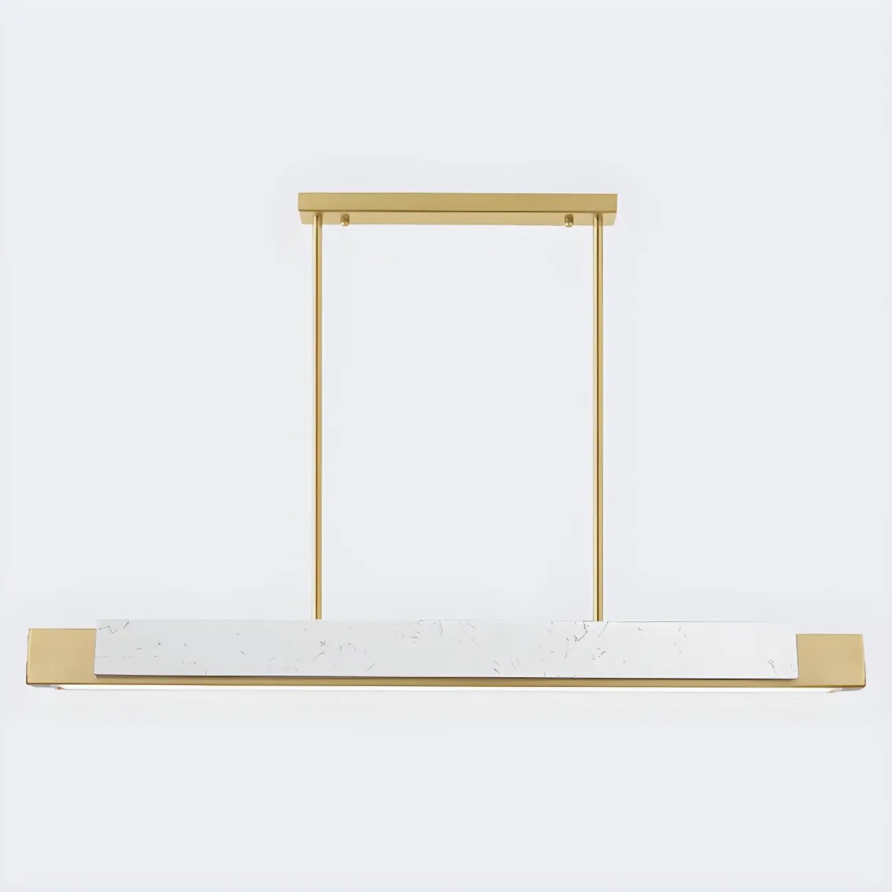 Modern Stone Linear LED Pendant Light for Kitchen Image - 11 | homeyfad