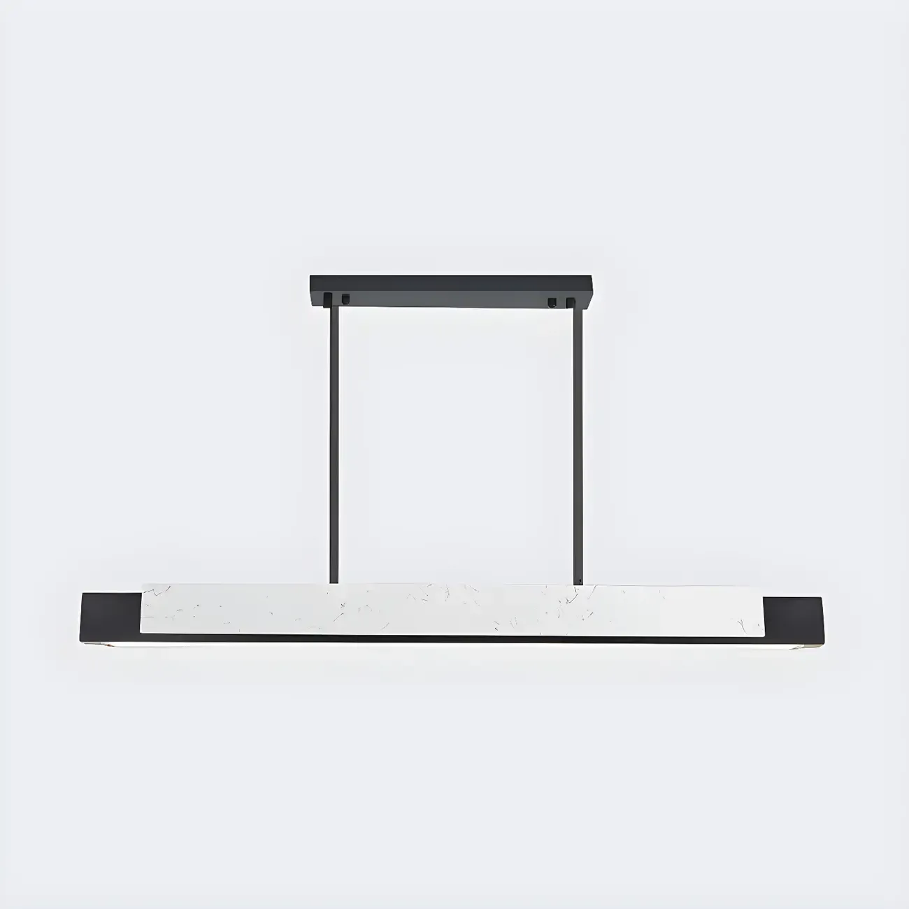 Modern Stone Linear LED Pendant Light for Kitchen Image - 13