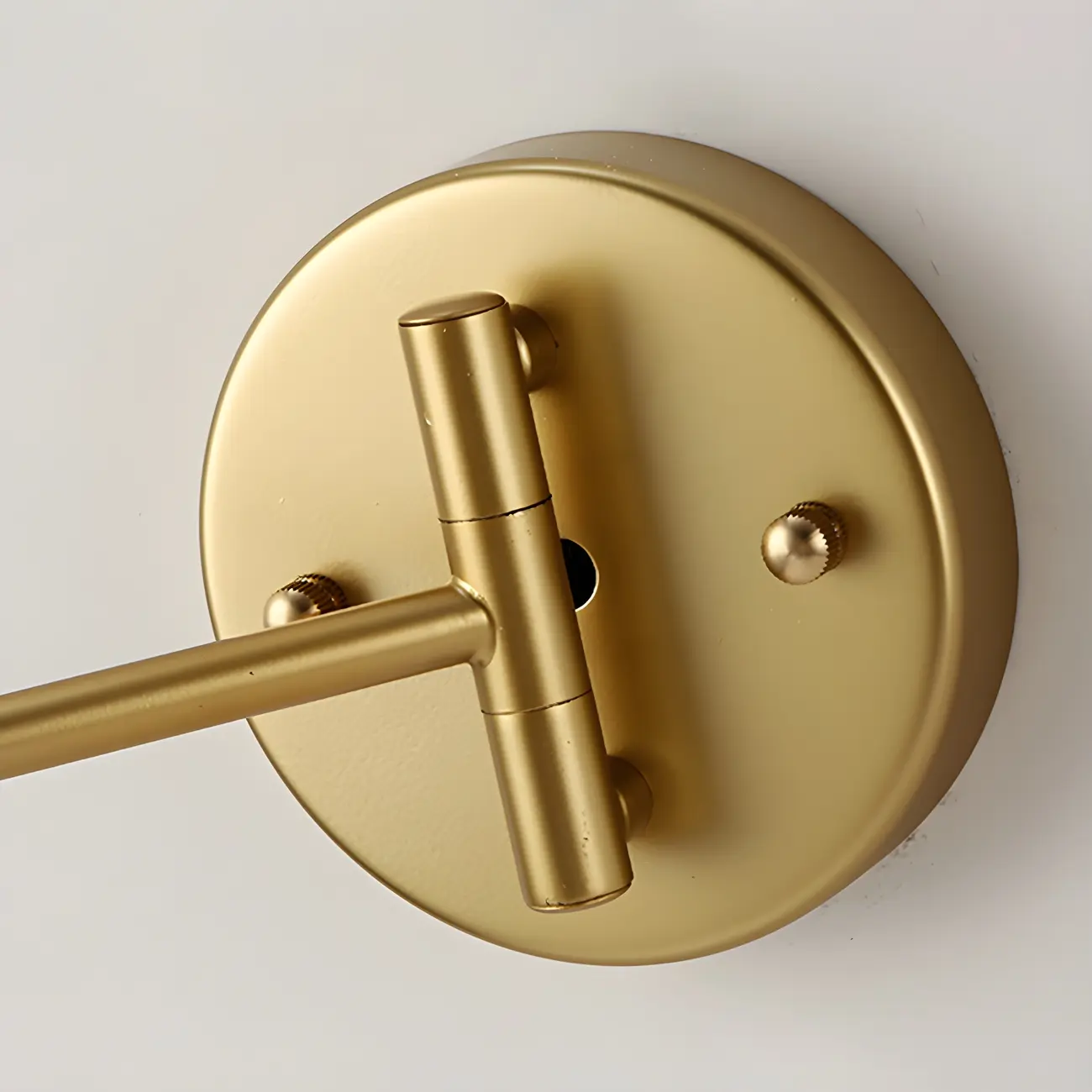 Modern Gold Simple Swing Arm Wall Light Image - 13 | homeyfad