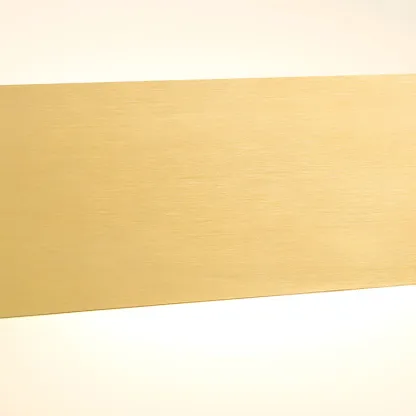 Modern Copper Linear Vanity Light with LED Bulbs for Bathroom Image - 12