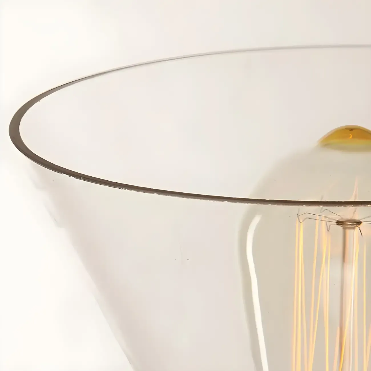 Industrial Geometric Stylish Clear Glass Kitchen Pendant Light