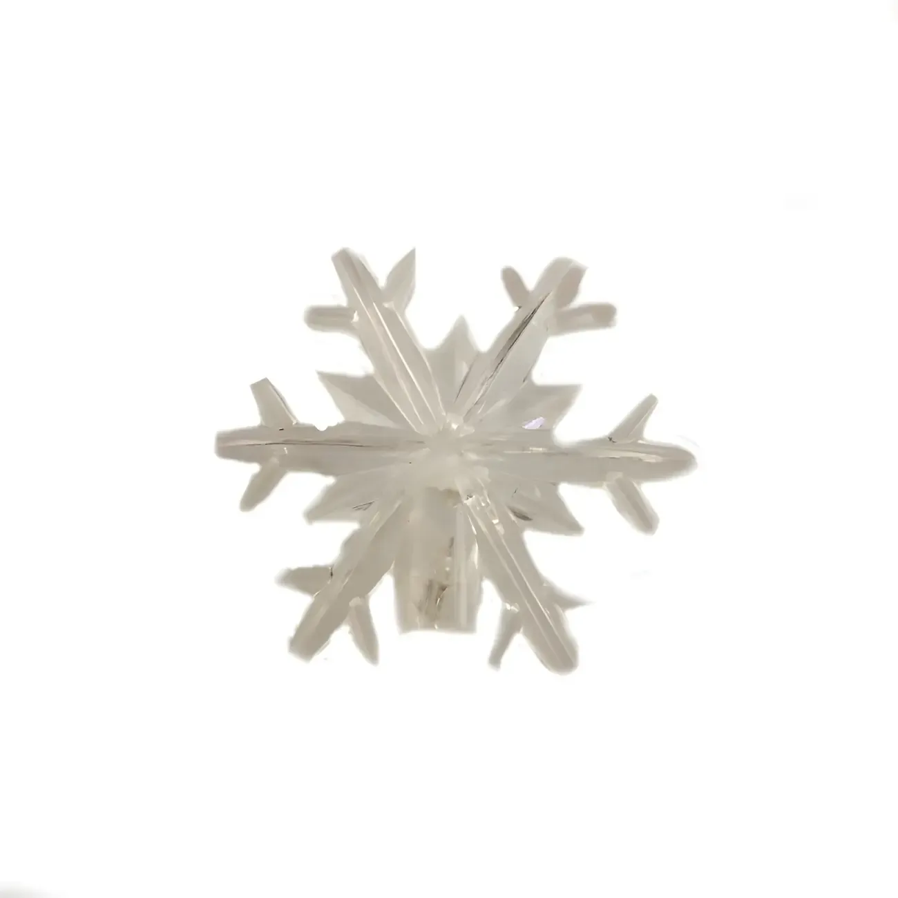 Battery Snowflake LED Warm White String Light Image - 10