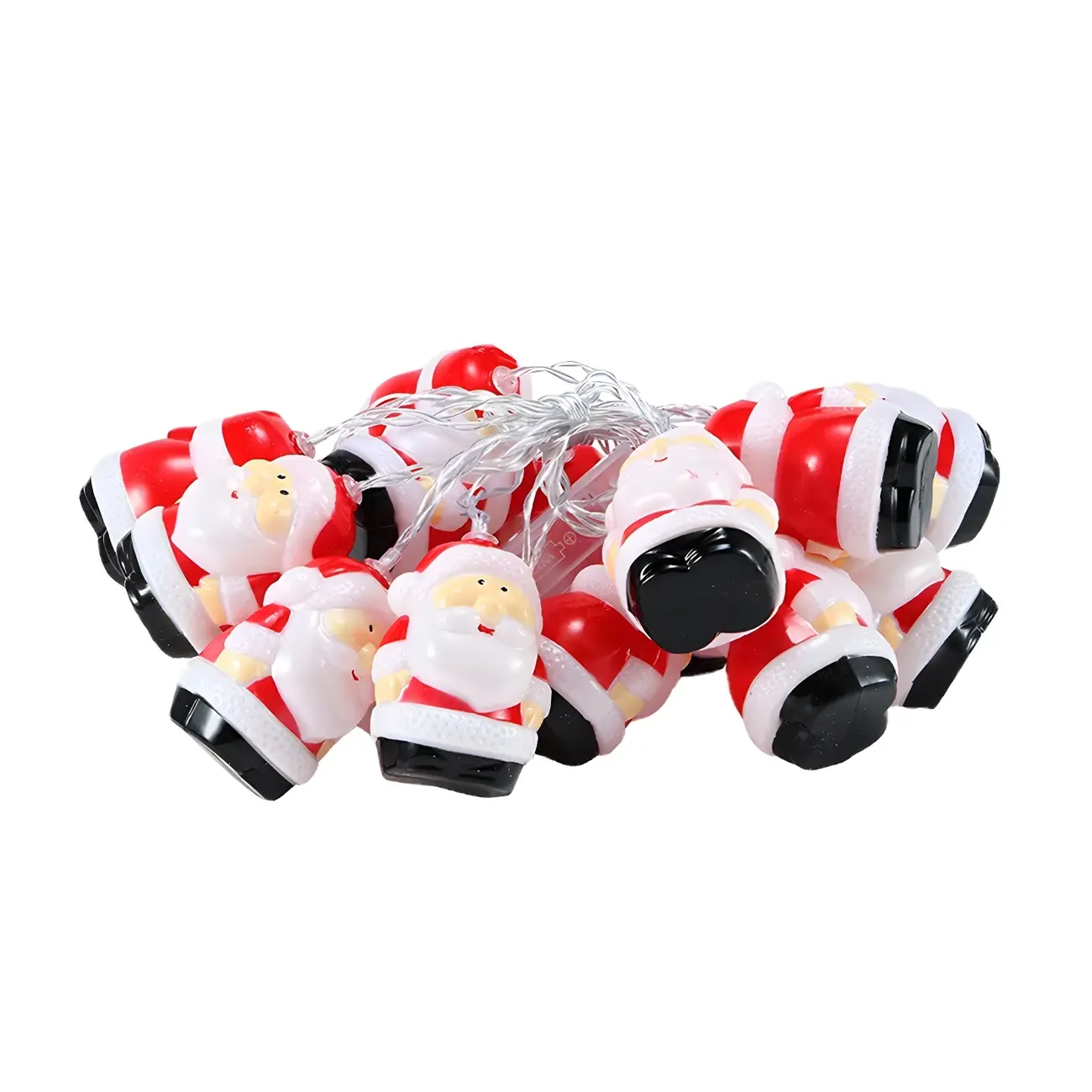 Cartoon Santa Claus Battery Operated String Light Image - 11