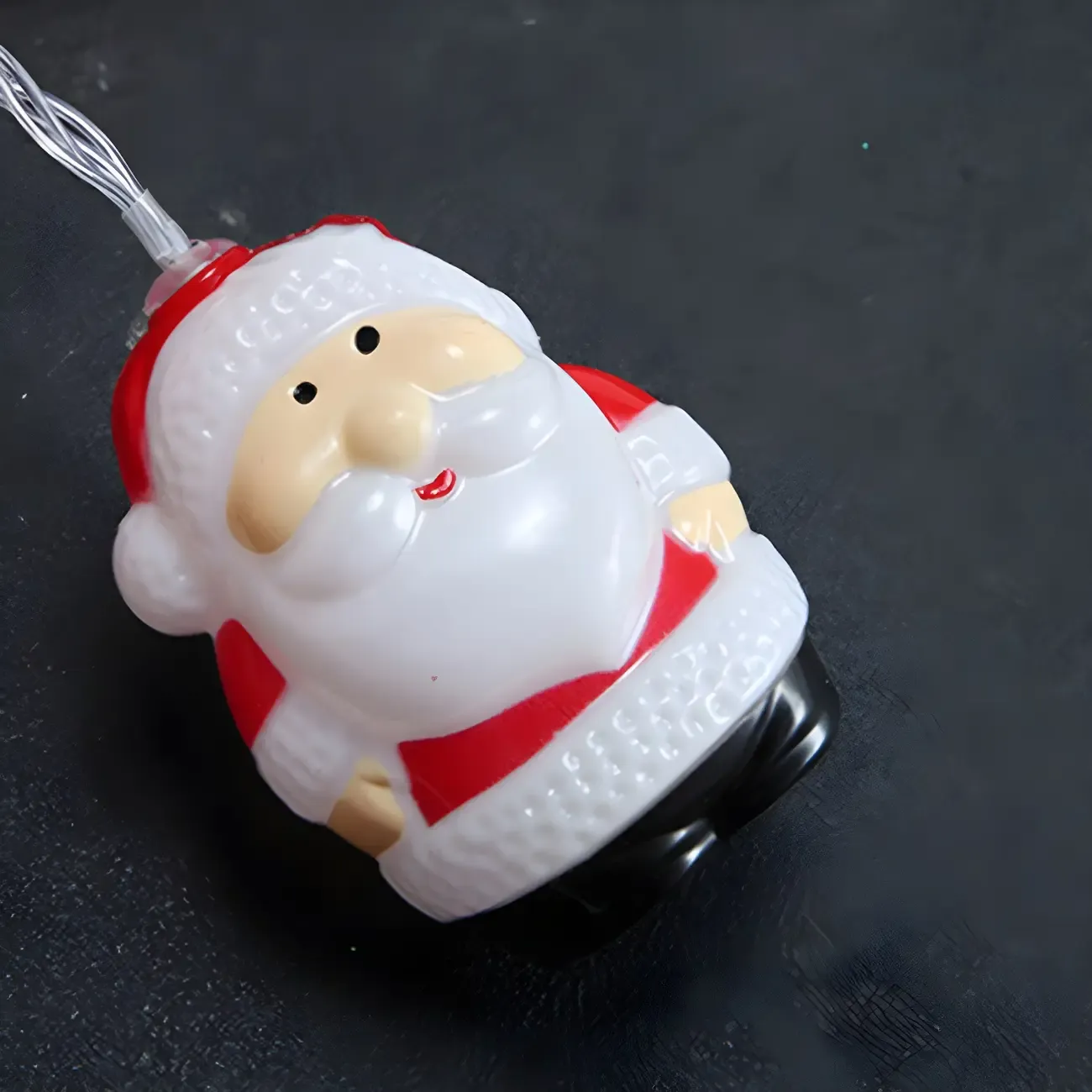 Cartoon Santa Claus Battery Operated String Light Image - 9