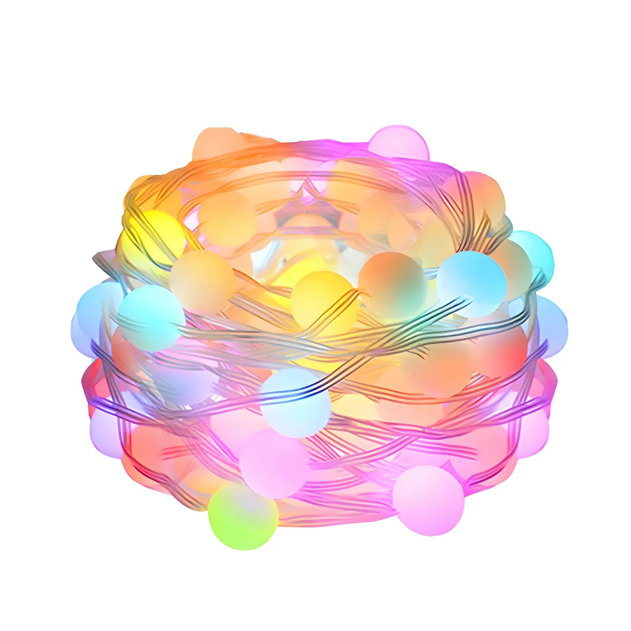 Colorful Remote Dimmable Multicolor String Light Image - 1 | homeyfad