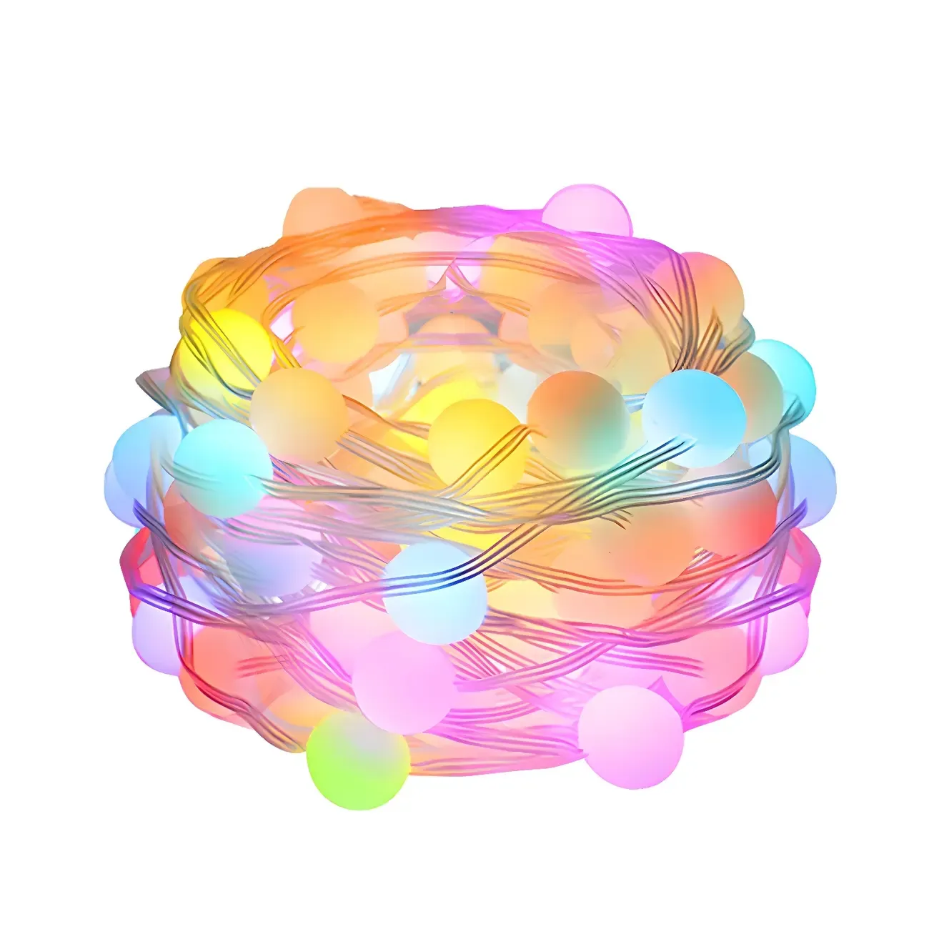 Colorful Remote Dimmable Multicolor String Light Image - 1