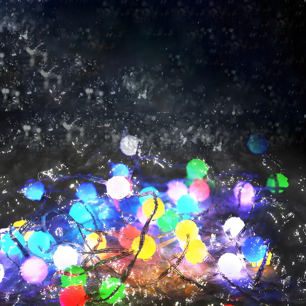 Colorful Remote Dimmable Multicolor String Light Image - 2