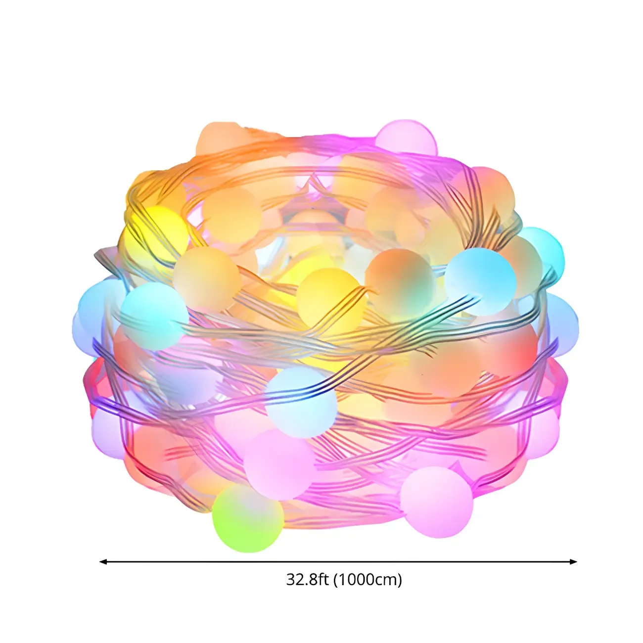 Colorful Remote Dimmable Multicolor String Light Image - 7