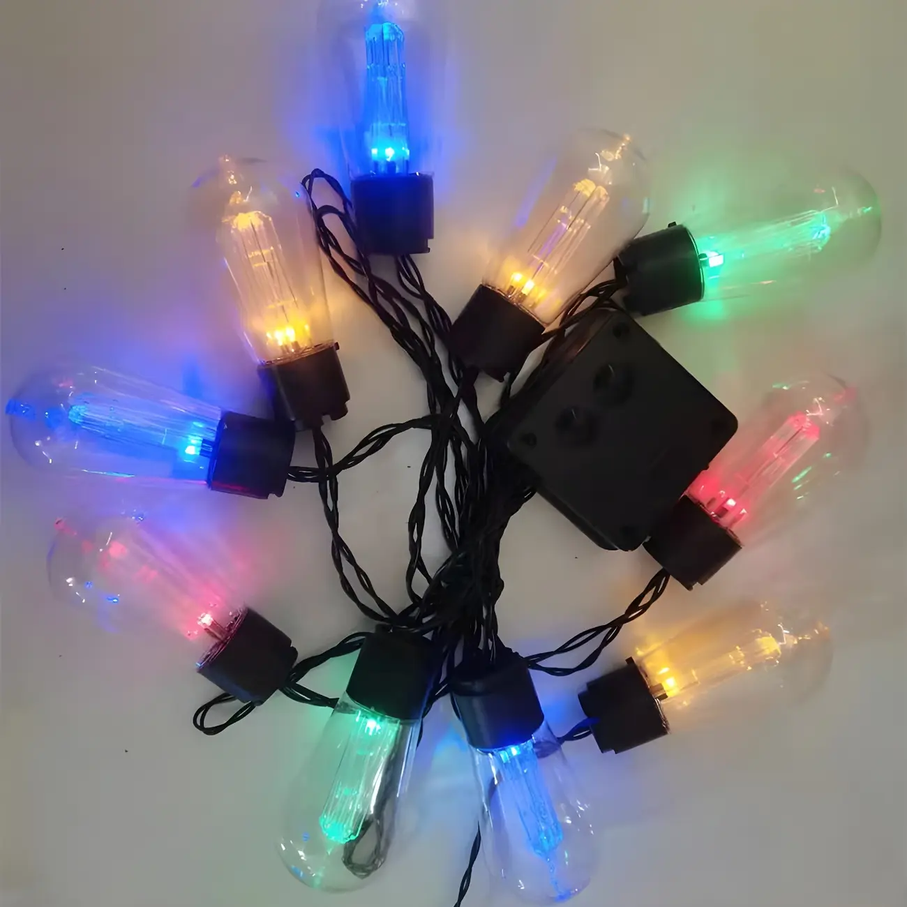 Modern Multicolor Plastic Bulb String Light Image - 7 | homeyfad