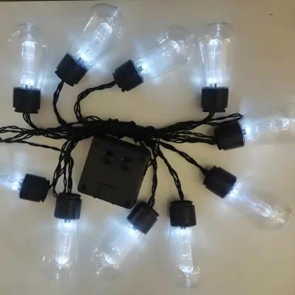 Modern Multicolor Plastic Bulb String Light Image - 8