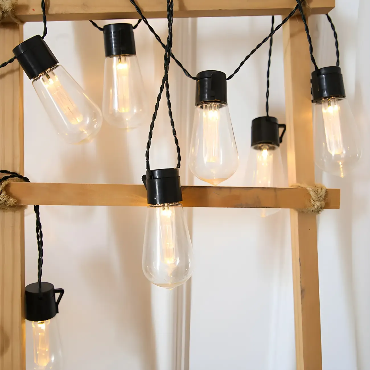 Modern Multicolor Plastic Bulb String Light Image - 6