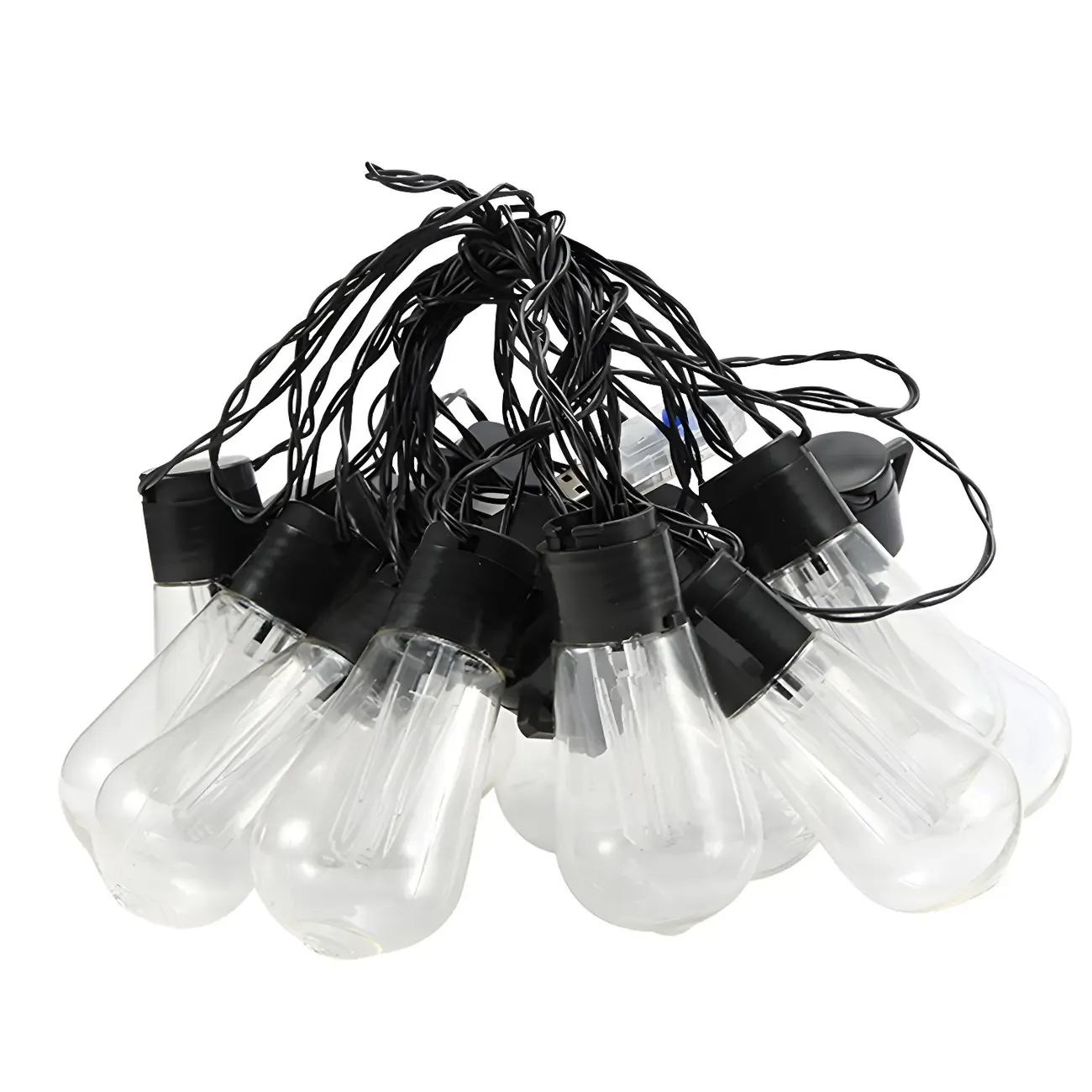Modern Multicolor Plastic Bulb String Light Image - 10