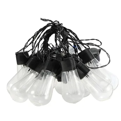 Modern Multicolor Plastic Bulb String Light Image - 10