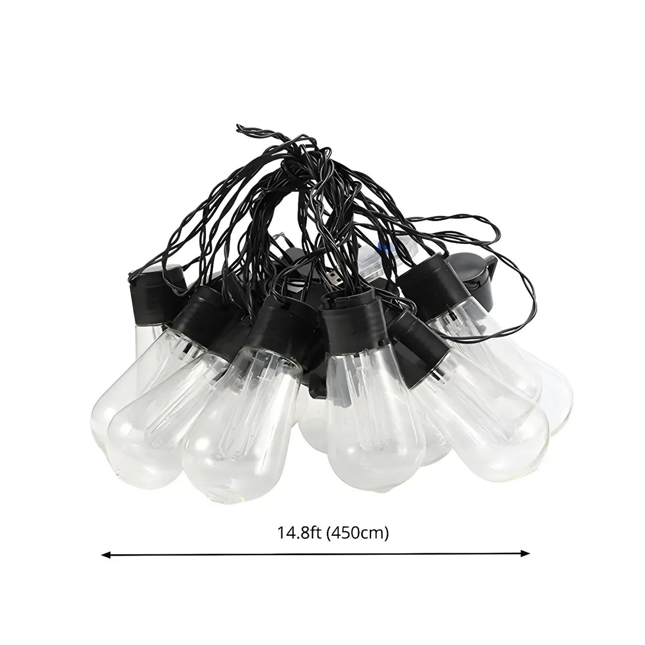 Modern Multicolor Plastic Bulb String Light Image - 12