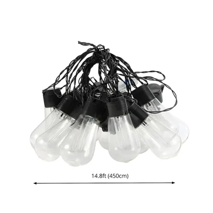 Modern Multicolor Plastic Bulb String Light Image - 12