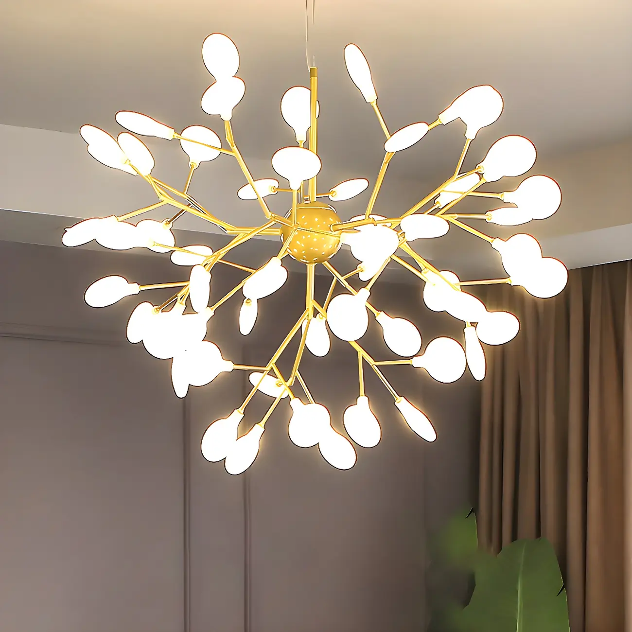 Geometric Modern Sputnik Starburst Chandelier Image - 1 | homeyfad