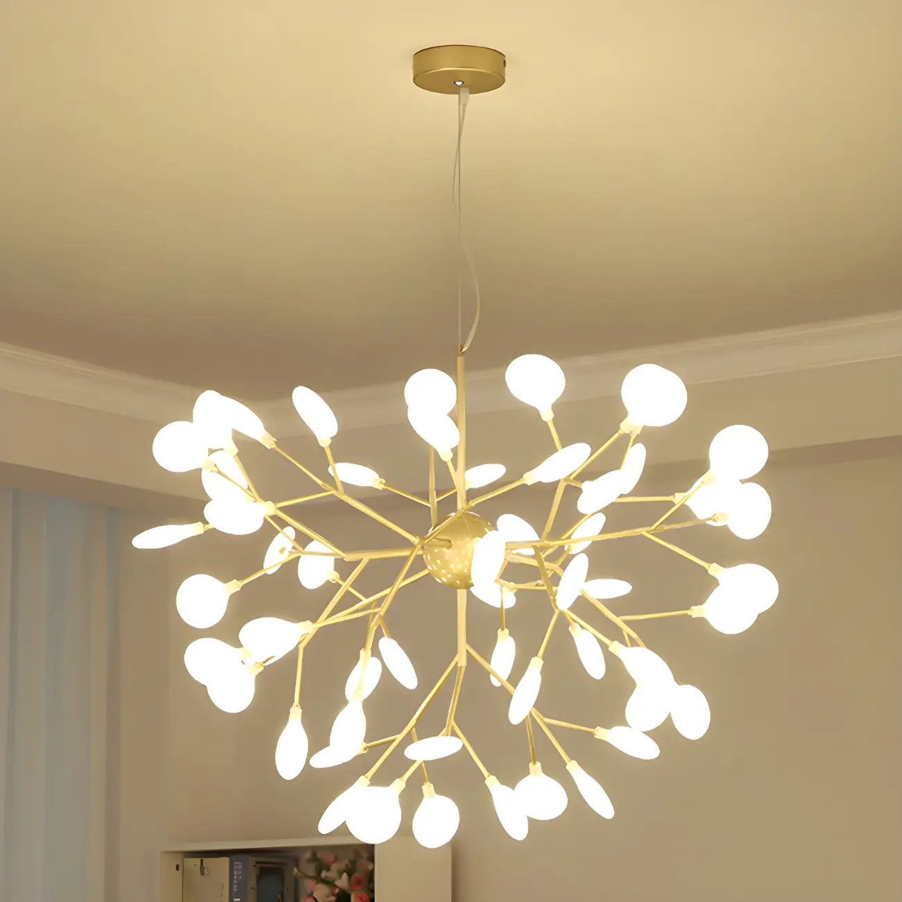 Geometric Modern Sputnik Starburst Chandelier Image - 4 | homeyfad