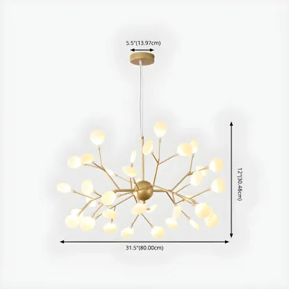 Geometric Modern Sputnik Starburst Chandelier Image - 12