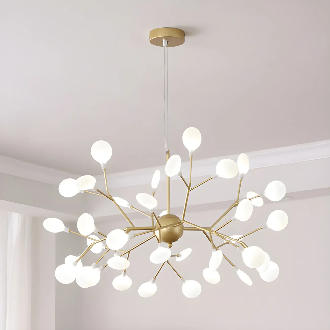Geometric Modern Sputnik Starburst Chandelier Image - 6 | homeyfad