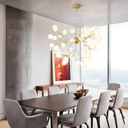 Geometric Modern Sputnik Starburst Chandelier Image - 3