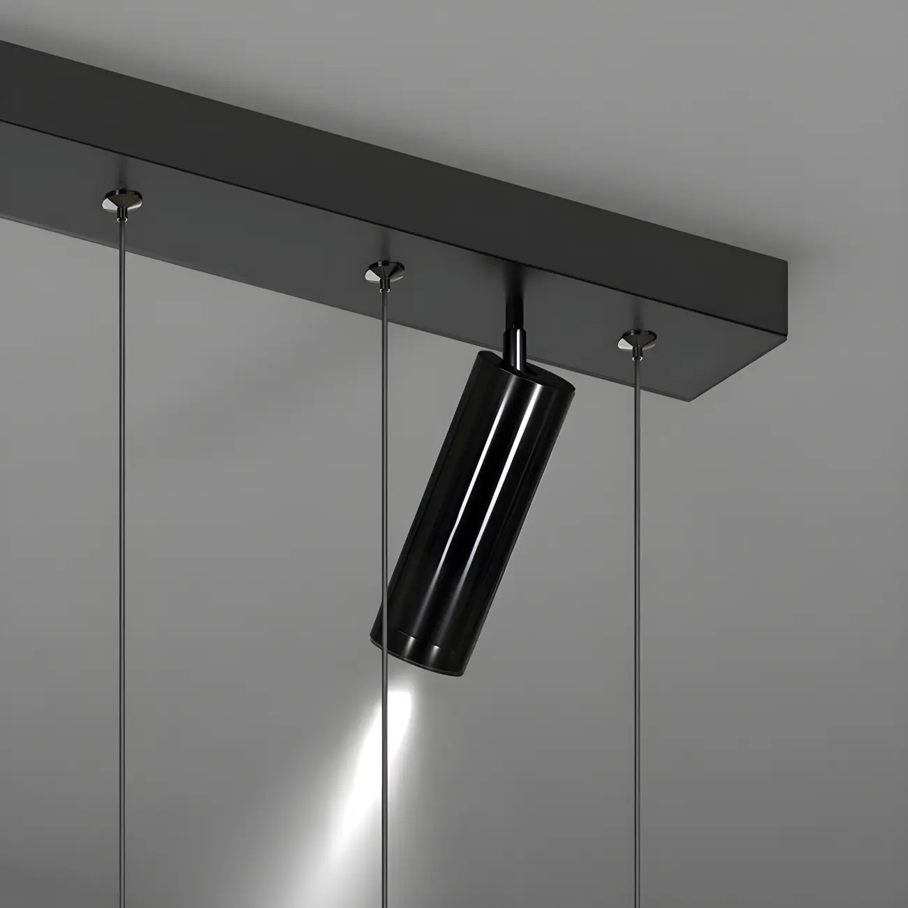 Modern Adjustable Crystal Linear Pendant Light  Image - 9 | homeyfad