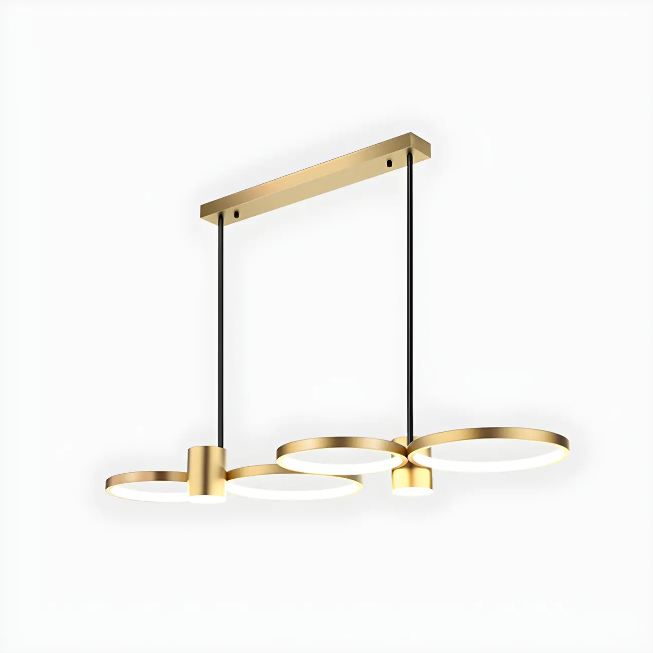 Modern Black Ring Dimming Pendant Light Image - 9 | homeyfad