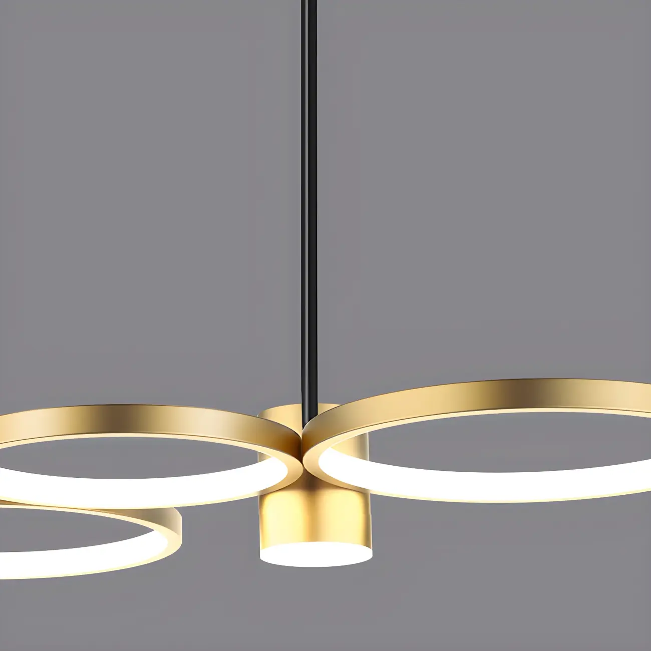 Modern Black Ring Dimming Pendant Light Image - 10 | homeyfad
