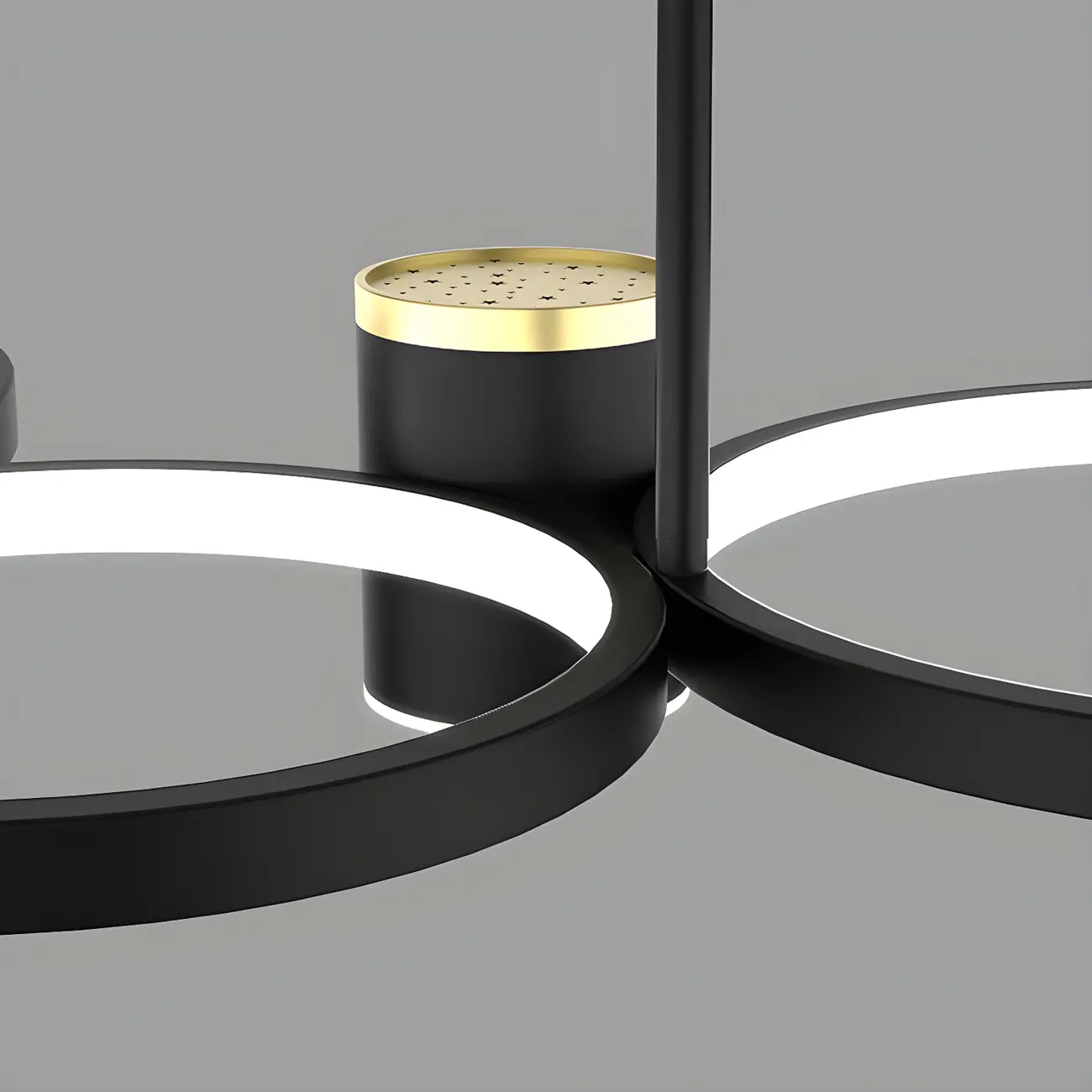 Modern Black Ring Dimming Pendant Light Image - 11 | homeyfad